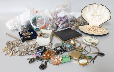 Lot 466 - A Quantity of Silver Jewellery, including a...