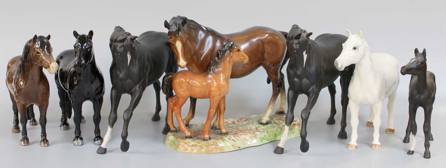 Lot 156 - Beswick Mountain and Moorland Ponies,...