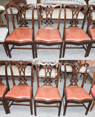 Lot 1137 - A Set of Six 19th Century Mahogany Chairs,...