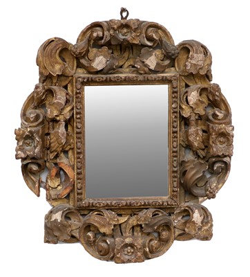 Lot 906 - An 18th Century Italian Carved Giltwood Frame,...