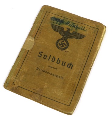 Lot 149 - A Second World War German Soldbuch, named to...