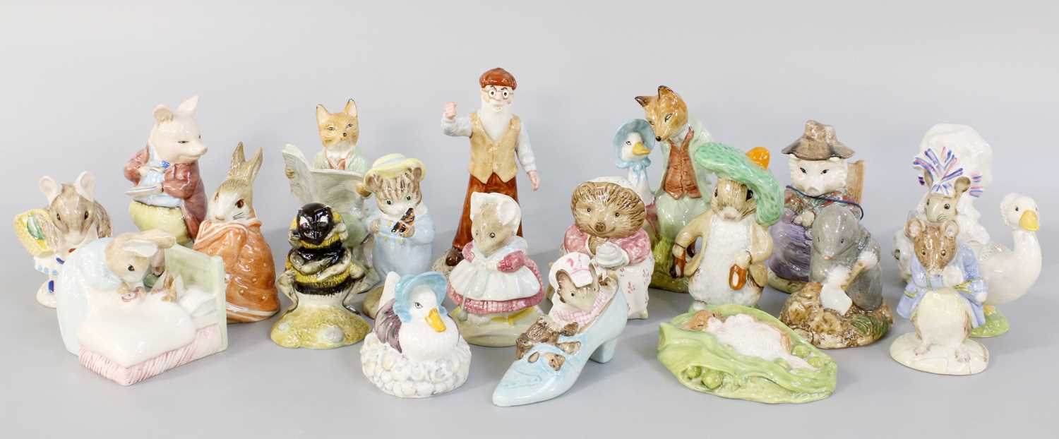 Lot 165 - Beswick Beatrix Potter Royal Albert Backstamp...