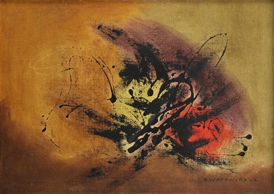 Lot 1165 - Derek Woodward (b.1923) Abstract Signed and...