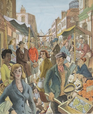 Lot 1168 - Joyce Hubbard NDD, SWA (20th Century) A lively...