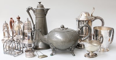 Lot 78 - A Collection of Assorted Silver Plate and...