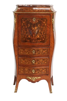 Lot 1288 - A Louis XV-Style Kingwood, Rosewood and...