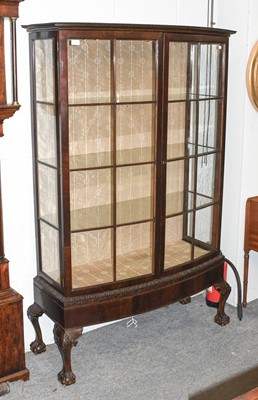 Lot 1131 - An Edwardian Mahogany Glazed Display Cabinet,...