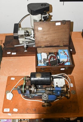 Lot 552 - An Enco Unimat 3 Watchmaker's Lathe and Lathe...