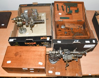 Lot 553 - A German Watchmaker's Lathe by G. Boley,...