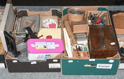 Lot 556 - A Quantity of Clock and Watchmaker's Parts and...