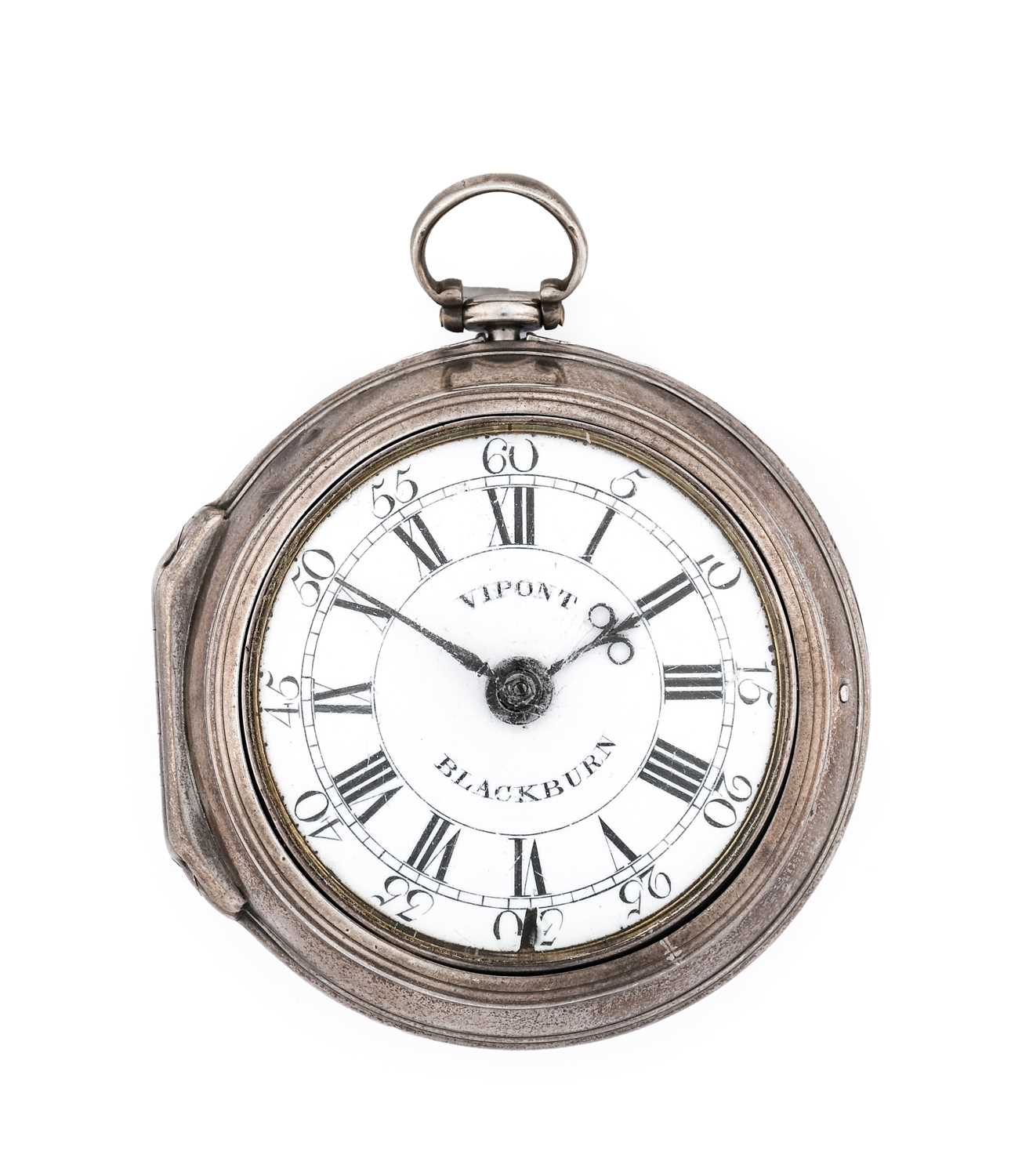 Lot 2365 - Vipont: A Silver Pair Cased Verge Pocket