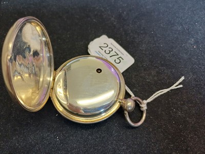 Lot 2375 - Barwise: A Silver Lever Pocket Watch, signed...