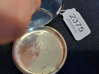 Lot 2375 - Barwise: A Silver Lever Pocket Watch, signed...