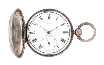 Lot 2379 - McCabe: A Silver Open Faced Verge Pocket Watch,...