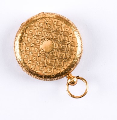 Lot 2343 - Hayes: An 18 Carat Gold Open Faced Pocket...