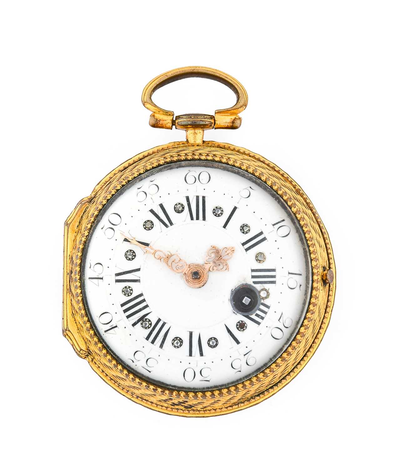 Lot 2371 - Lepine: A French Gilt Metal Consular Cased