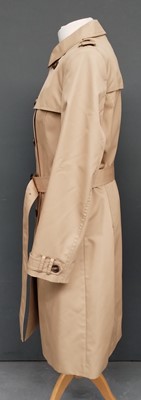 Lot 1043 - Jaeger Ladies Tan Canvas Trench Coat with...