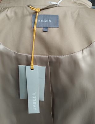 Lot 1043 - Jaeger Ladies Tan Canvas Trench Coat with...