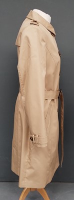 Lot 1043 - Jaeger Ladies Tan Canvas Trench Coat with...