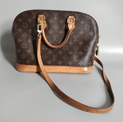 Lot 1013 - A Louis Vuitton Canvas Monogrammed Alma Bag,...