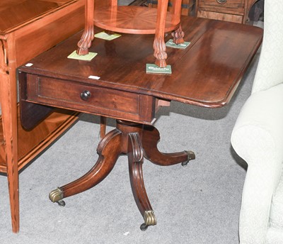 Lot 1203 - A William IV Mahogany Pedestal Table, with...