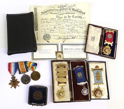Lot 11 - A First World War Royal Marine Light Infantry...
