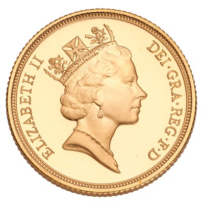 Lot 265 - Elizabeth II, Proof Sovereign 1992,...