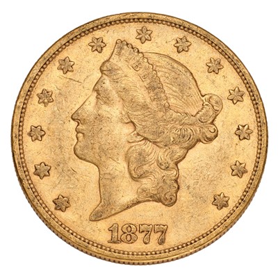 Lot 317 - USA, 'Double Eagle' $20 1877S, San Fransico...