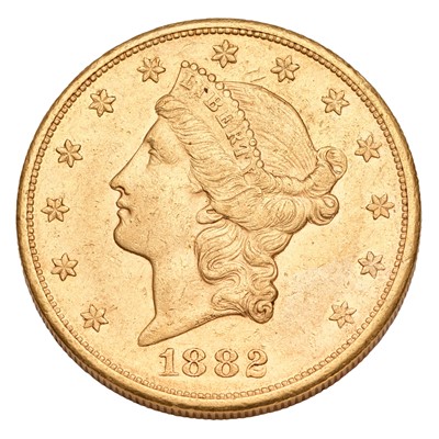 Lot 320 - USA, 'Double Eagle' $20 1882S, San Fransico...