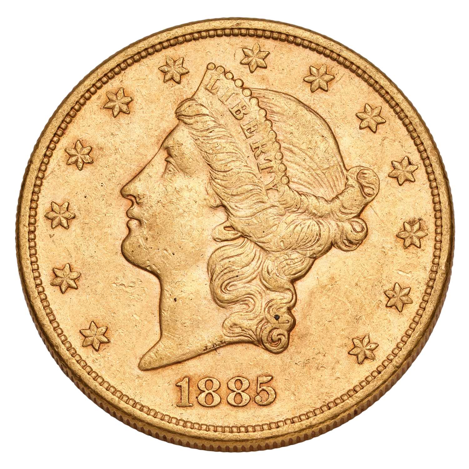 Lot 322 - USA, 'Double Eagle' $20 1885S, San Fransico...