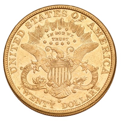 Lot 322 - USA, 'Double Eagle' $20 1885S, San Fransico...
