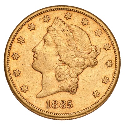 Lot 321 - USA, 'Double Eagle' $20 1885S, San Fransico...