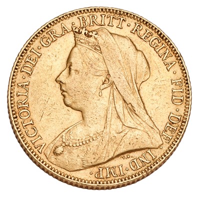 Lot 200 - Victoria, Sovereign 1901; near very fine,...