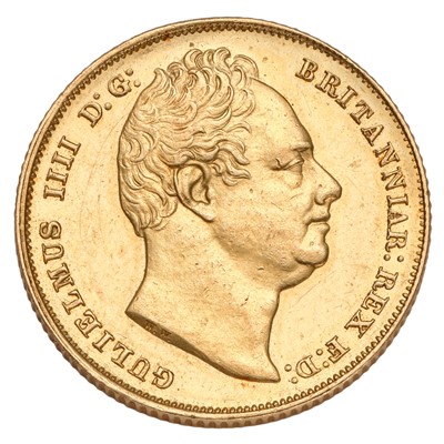 Lot 171 - William IV, Sovereign 1832, first bust (Marsh...