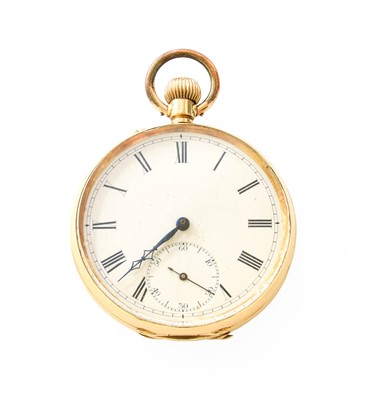 Lot 394 - An Open Faced Pocket Watch