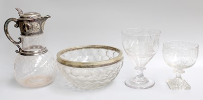 Lot 315 - Assorted Late 19th Century Glassware...