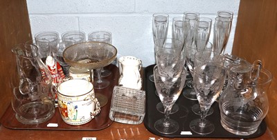 Lot 195 - 20th Century Glass, including champagnes,...