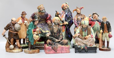 Lot 245 - Royal Doulton Figures, including 'The Old King'...