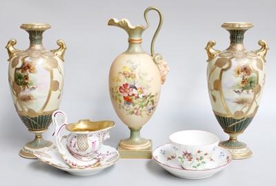 Lot 237 - Ceramics to Include, Royal Worcester Blush...
