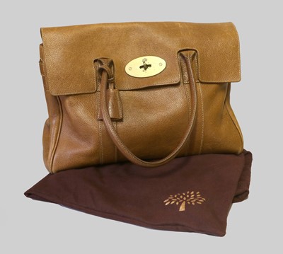 Lot 2193 - *Mulberry Tan Leather Bayswater Tote Bag, with...