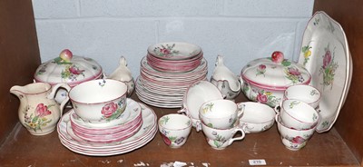 Lot 210 - A Copeland Spode Part Marlborough Pattern Tea...