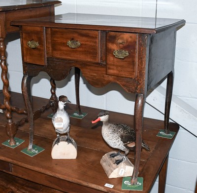 Lot 1308 - An 18th Century Mahogany Low Boy, with moulded...