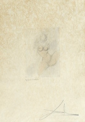 Lot 1049 - After Salvador Dali (1904-1989) Female torso...