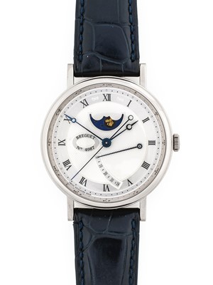 Lot 2142 - Breguet: A Good 18 Carat White Gold Automatic...