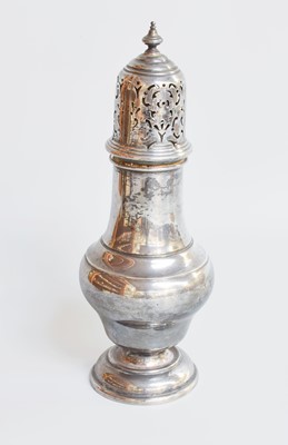 Lot 27 - A George V Silver Caster, by S. Blanckensee...