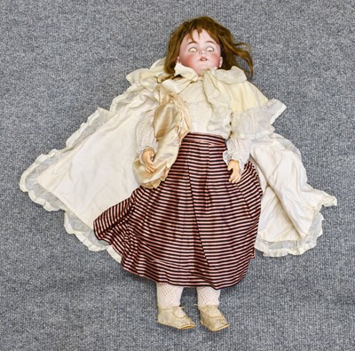 Lot 1096 - Simon & Halbig Bisque Socket Head Doll...