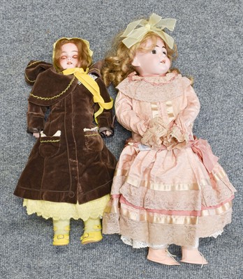 Lot 1108 - Armand Marseille Bisque Socket Head Doll,...