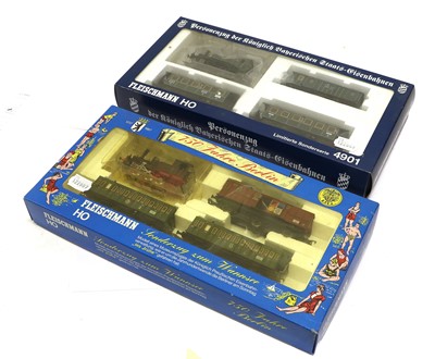 Lot 3253 - Fleischmann HO Gauge Two Sets