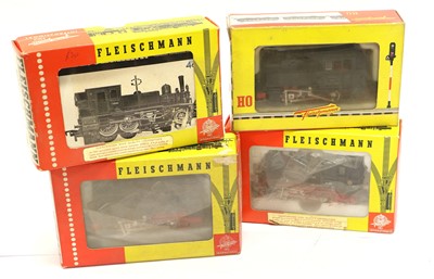 Lot 3244 - Fleischmann HO Gauge Four Tank Locomotives