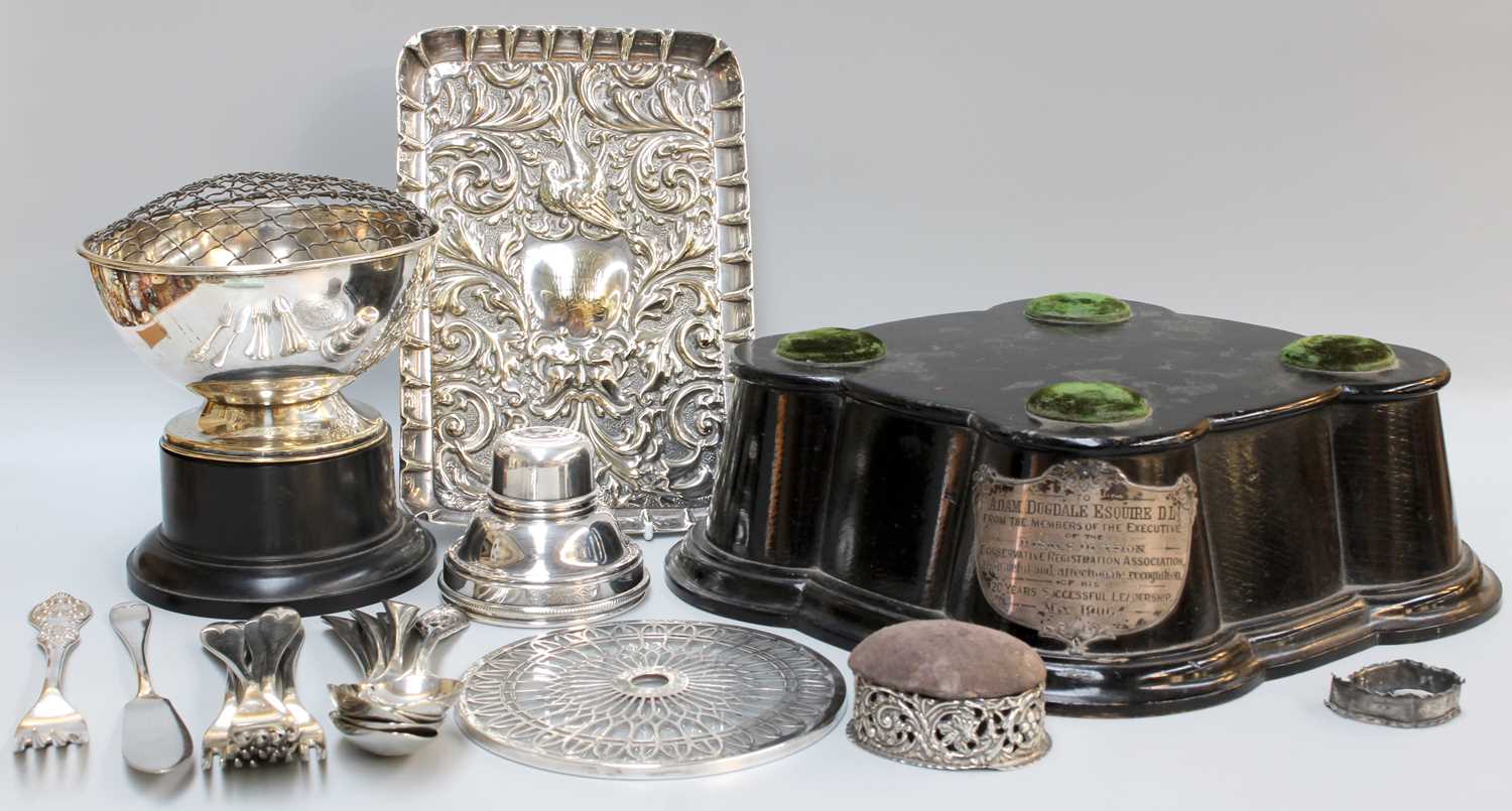Lot 69 - A Collection of Assorted Silver and Silver...